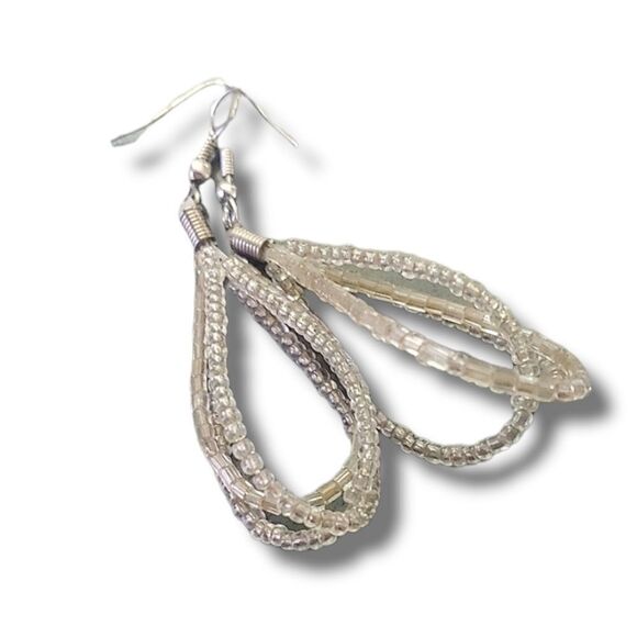 FREE with bundle Beaded Loop Earrings - Picture 1 of 2